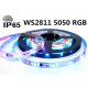 Tira PIXEL LED Digital Flexible 24V 14,4W/mt 60 Led/mt WS2811 5050 IP65 RGB Full Color, Venta por metros